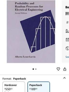 Probability and Random Processes for Electrical Engineering — Blue Cover by